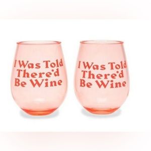 NWB ban.do I was told there'd be wine tumbler set